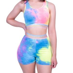 ✨💎Tye dye two piece✨💎 Comfy stretchy 2-piece sleepwear